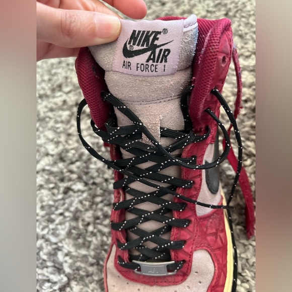 Nike Air Force 1 Hi Premium Suede Sneakers (size 7) - Picture 10 of 16